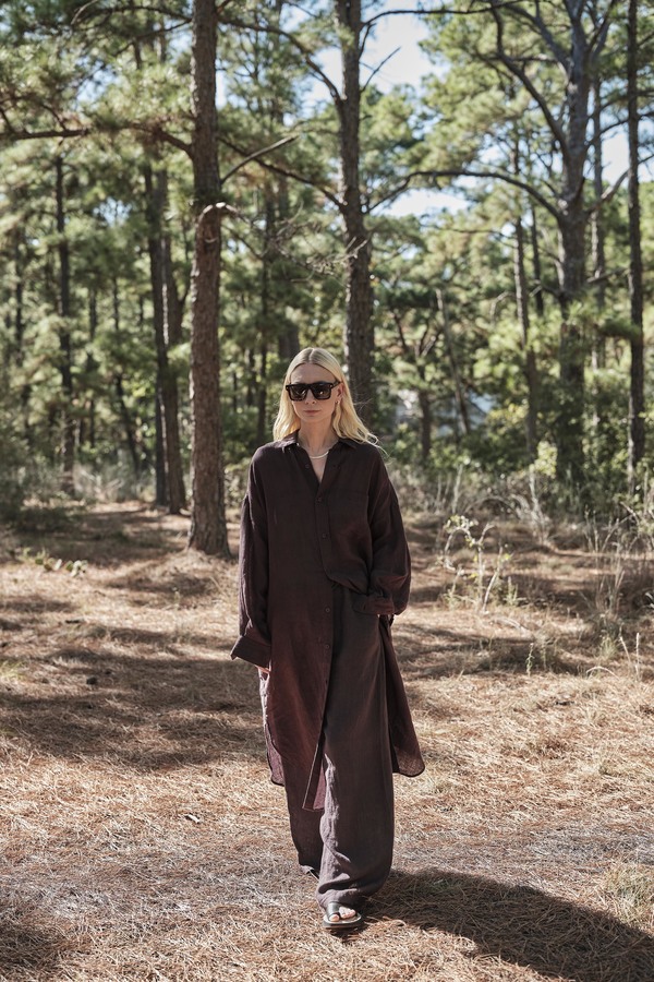MAMNE Juno Linen Pant - Raisin