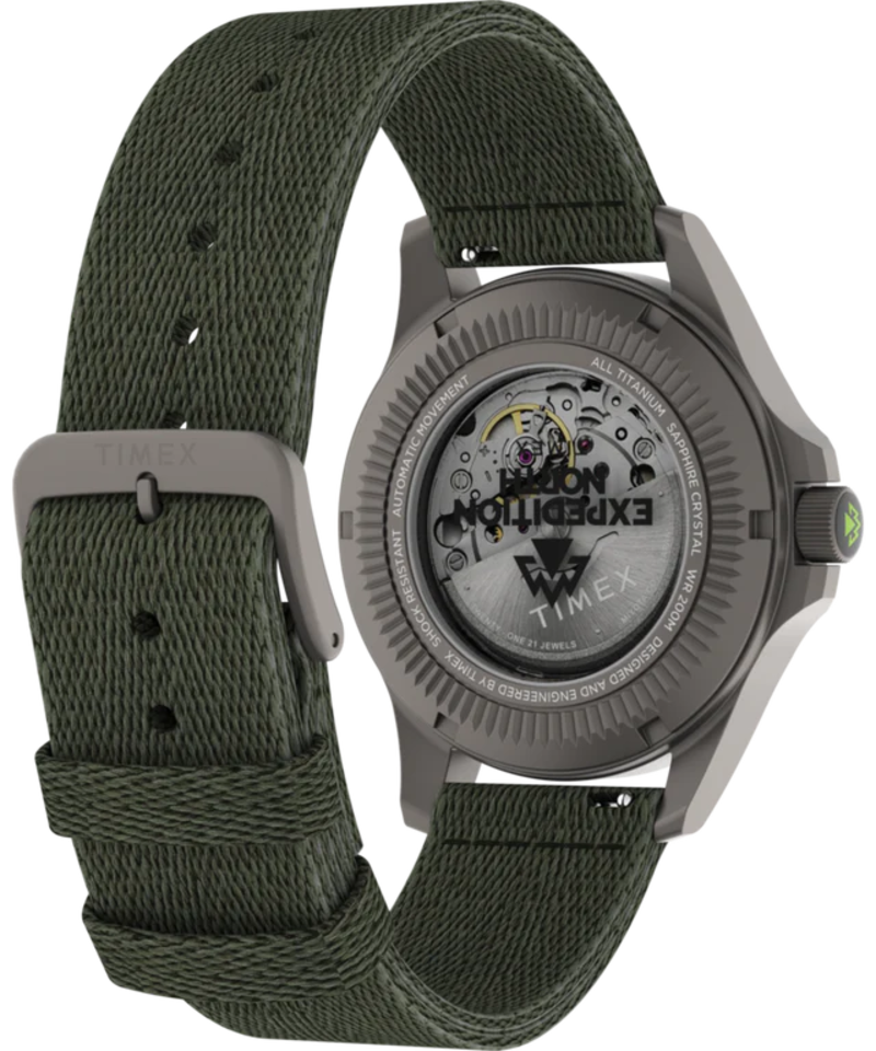 Timex Expedition Titanium Automatic 41mm Recycled Fabric Strap