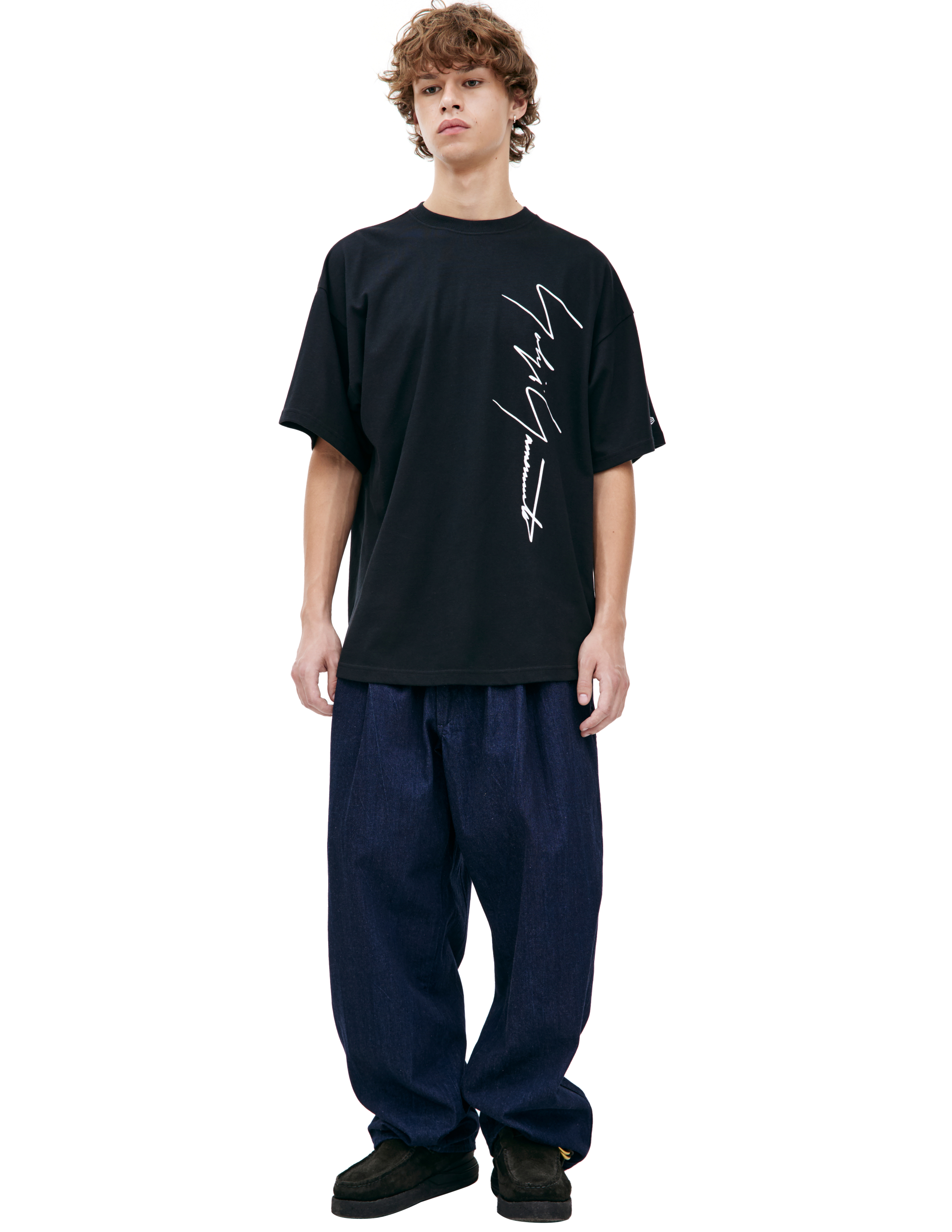 Yohji Yamamoto x New Era Oversize T-Shirt - Black | Garmentory
