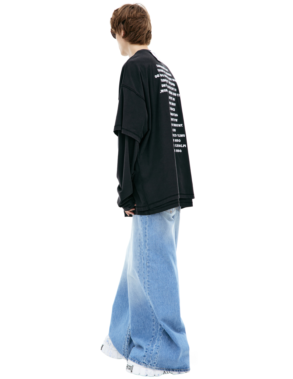 Vetements Brain Power Longsleeve - Black | Garmentory
