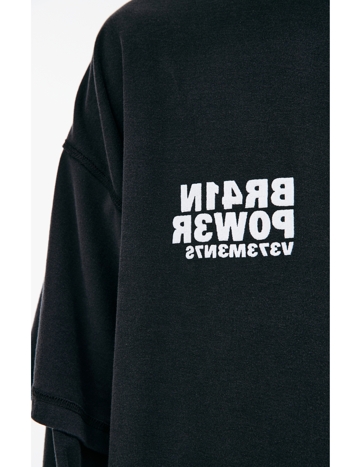 Vetements Brain Power Longsleeve - Black | Garmentory