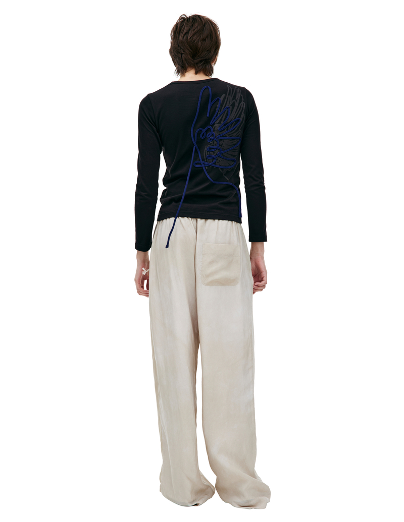 Y's Longsleeve With Patch - Black