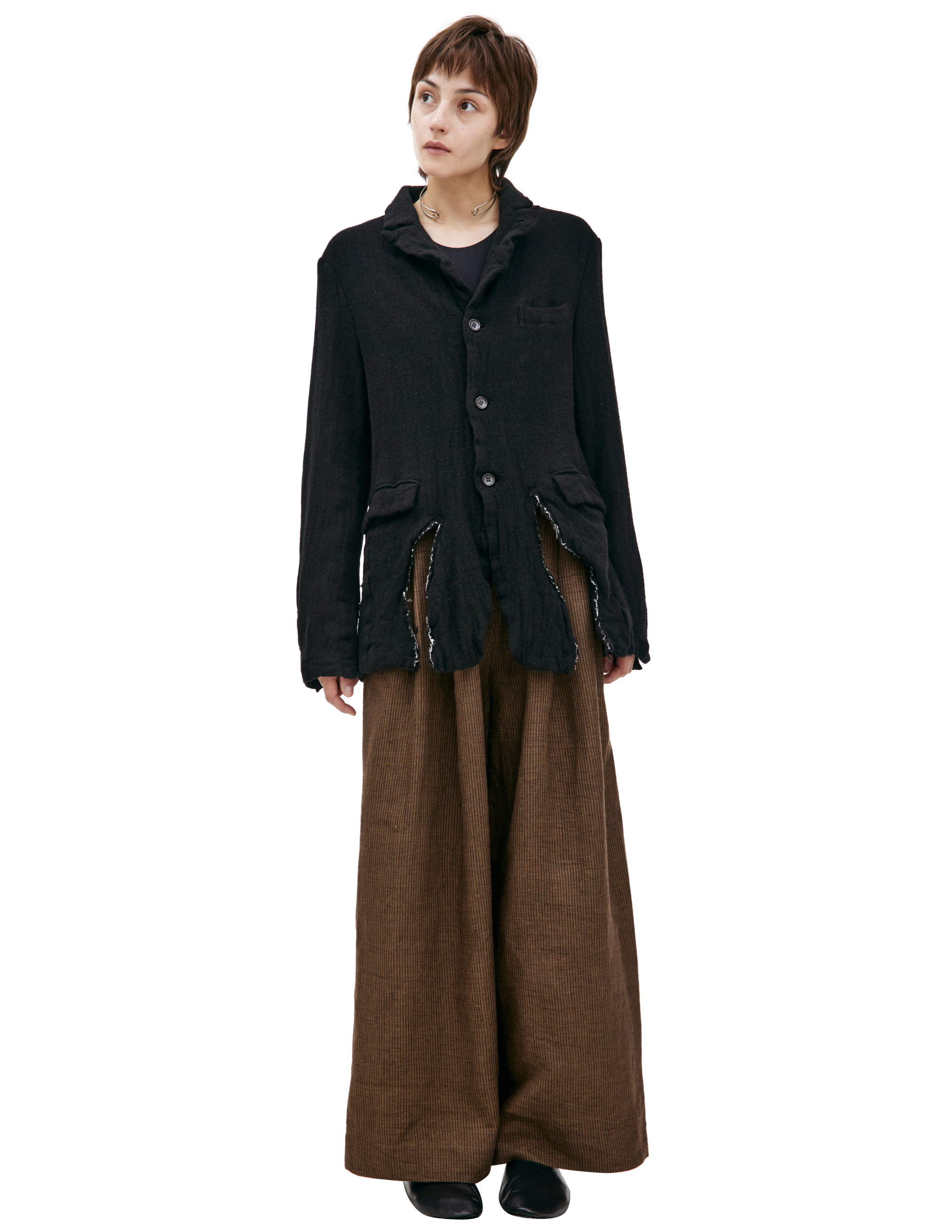 Comme des Garcons Ripped Wool Jacket | Garmentory