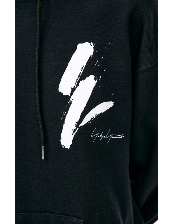 Yohji Yamamoto x NEW ERA Logo Hoodie - Black | Garmentory