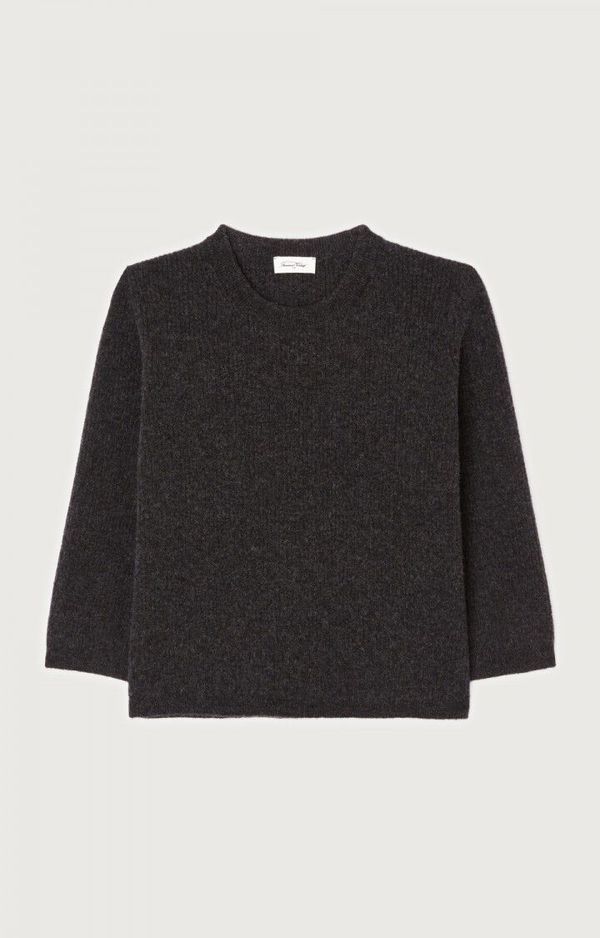 American Vintage Raxow Longsleeve - Charcoal Melange