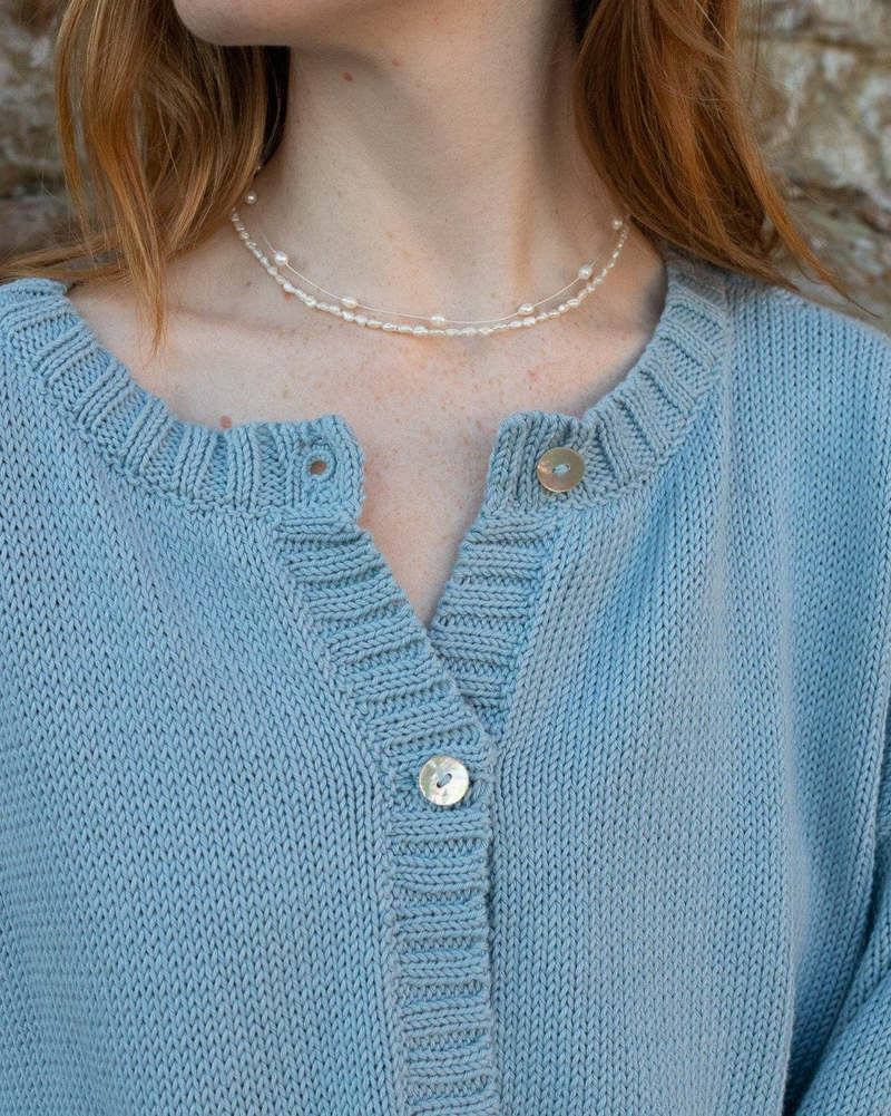 Honest Cotton Dainty Pearl Necklace
