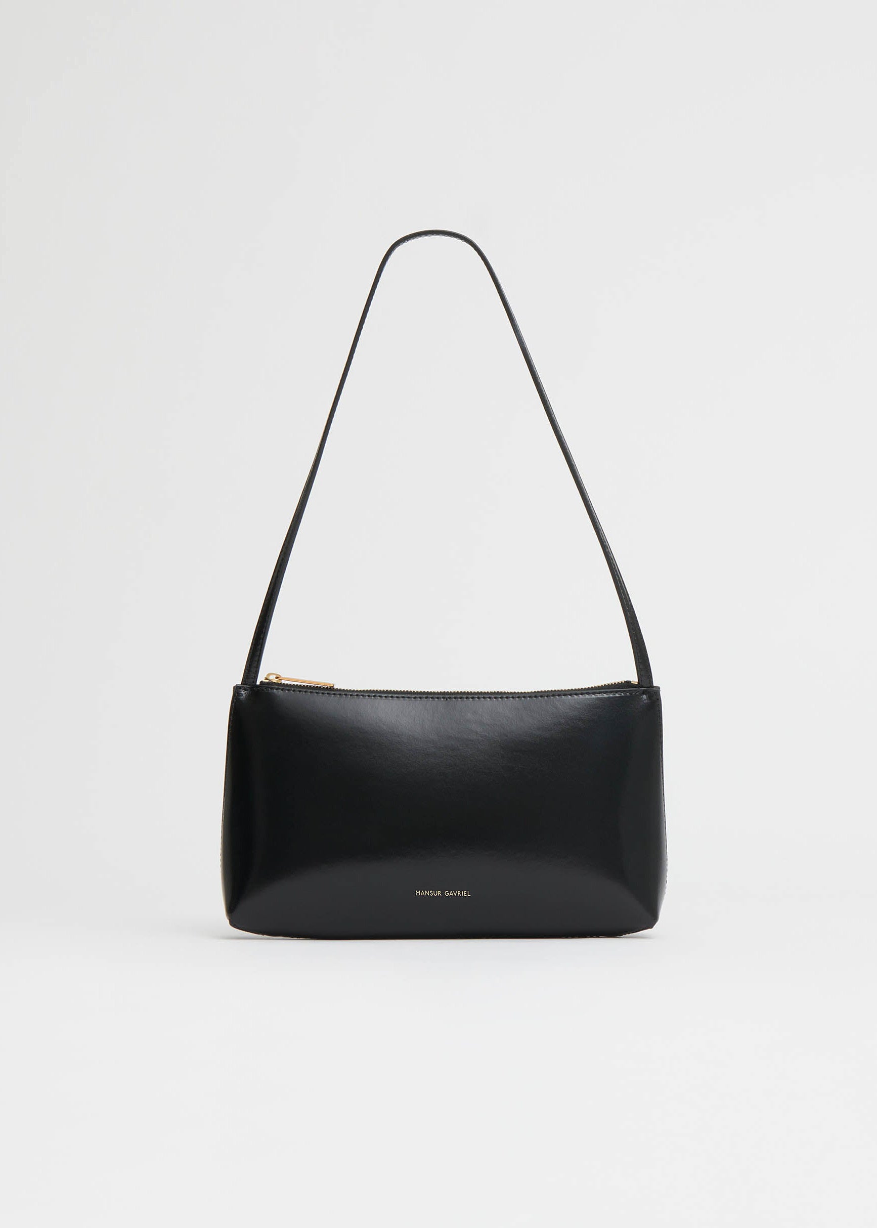 Mansur Gavriel Gaia Shoulder Bag - Black | Garmentory