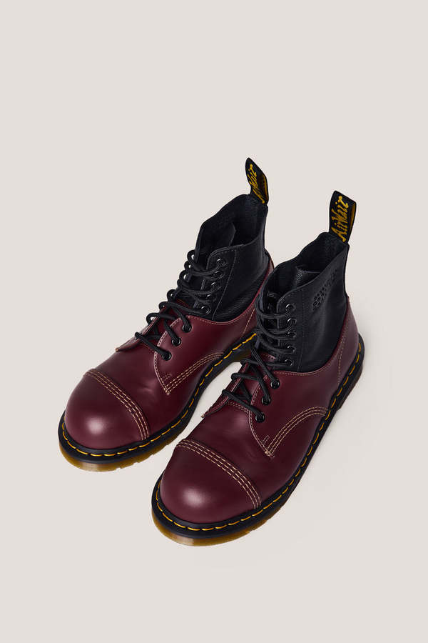 MM6 × Dr.Martens Color Block Ankle Boot Dr Martens and Maison Margiela Just Dropped the Ultimate Capsule