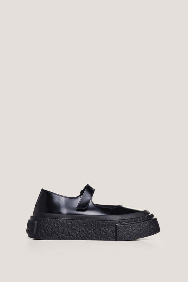 MM6 Maison Margiela Numbers Motif ballerina shoes - Black | Garmentory