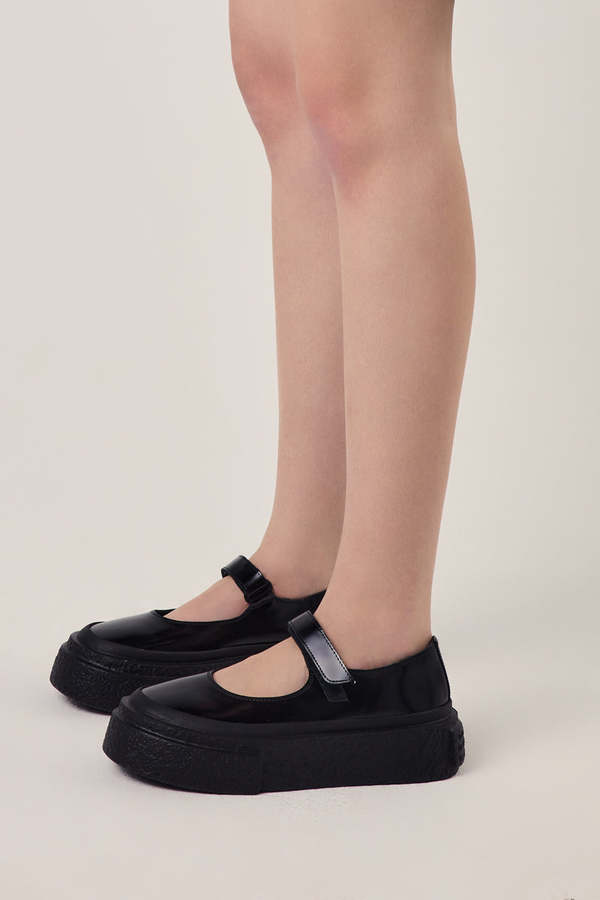 MM6 Maison Margiela Numbers Motif ballerina shoes - Black | Garmentory