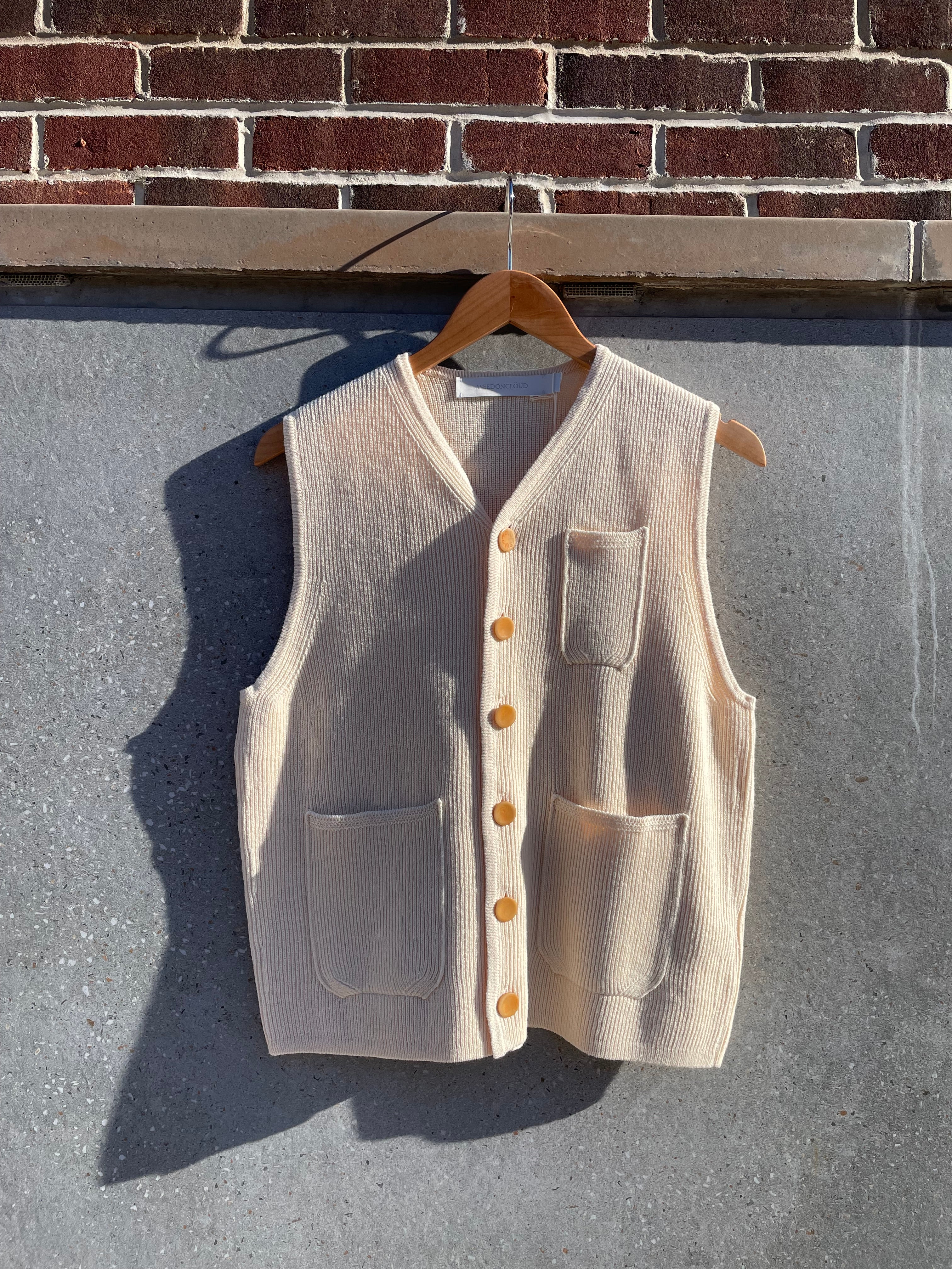 ASEEDONCLOUD / Tea garden vest 「Beige」S Aseedonclöud Tea Garden Vest - Cream | Bon