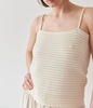 Wol Hide Ripple Cami - Ecru - Thumbnail 7