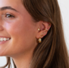 Larissa Loden Hell Yes Studs - Gold - Thumbnail 2