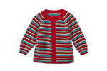 Kids Vild House of Little Baby Alpaca Cardigan - Multi Stripe - Thumbnail 4
