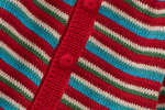Kids Vild House of Little Baby Alpaca Cardigan - Multi Stripe - Thumbnail 6