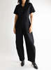 Meg Barrel Jumpsuit - Black - Thumbnail 2
