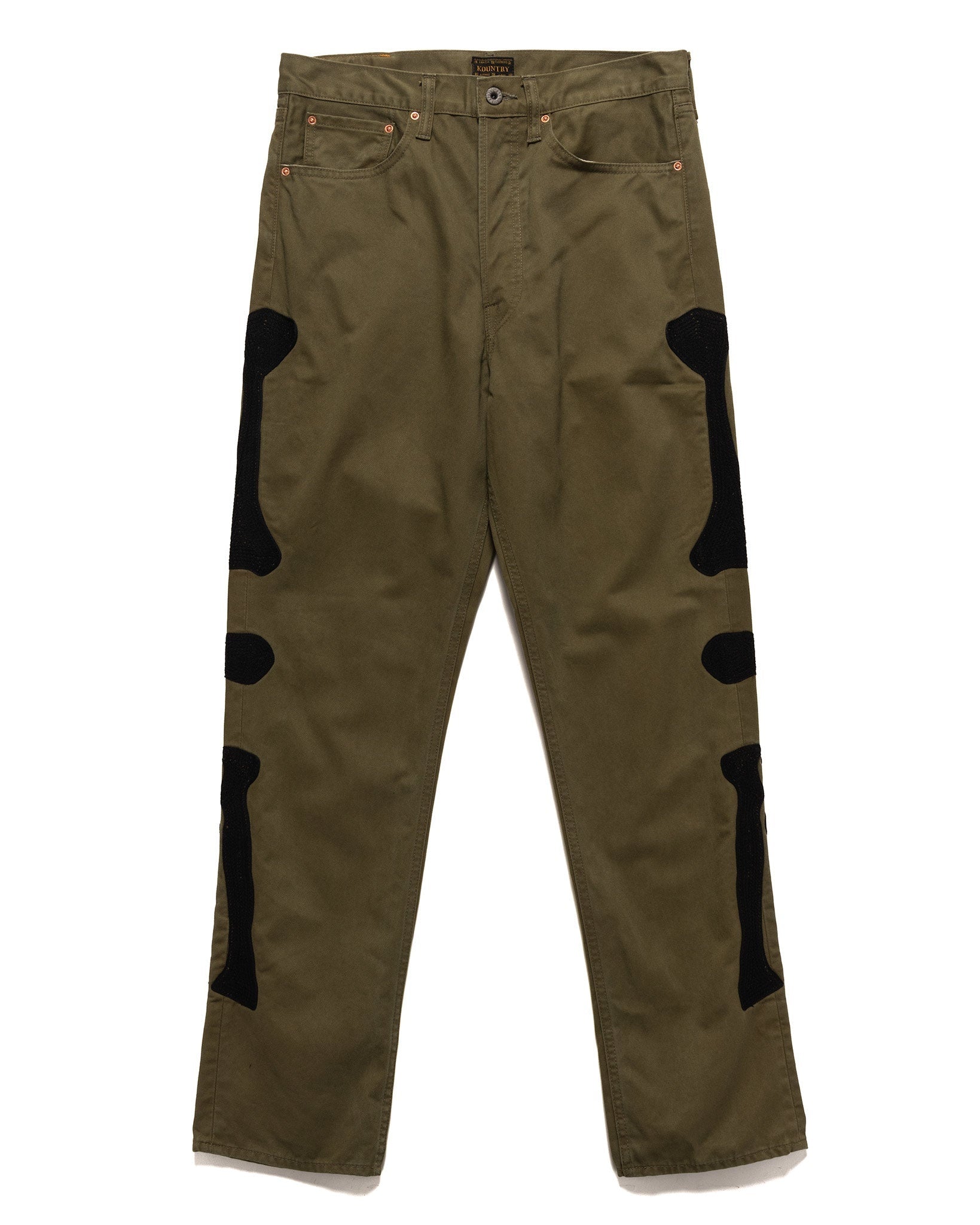 Kapital Chino Mexican Tuxedo 5P Okagilly Pant - Khaki | Garmentory