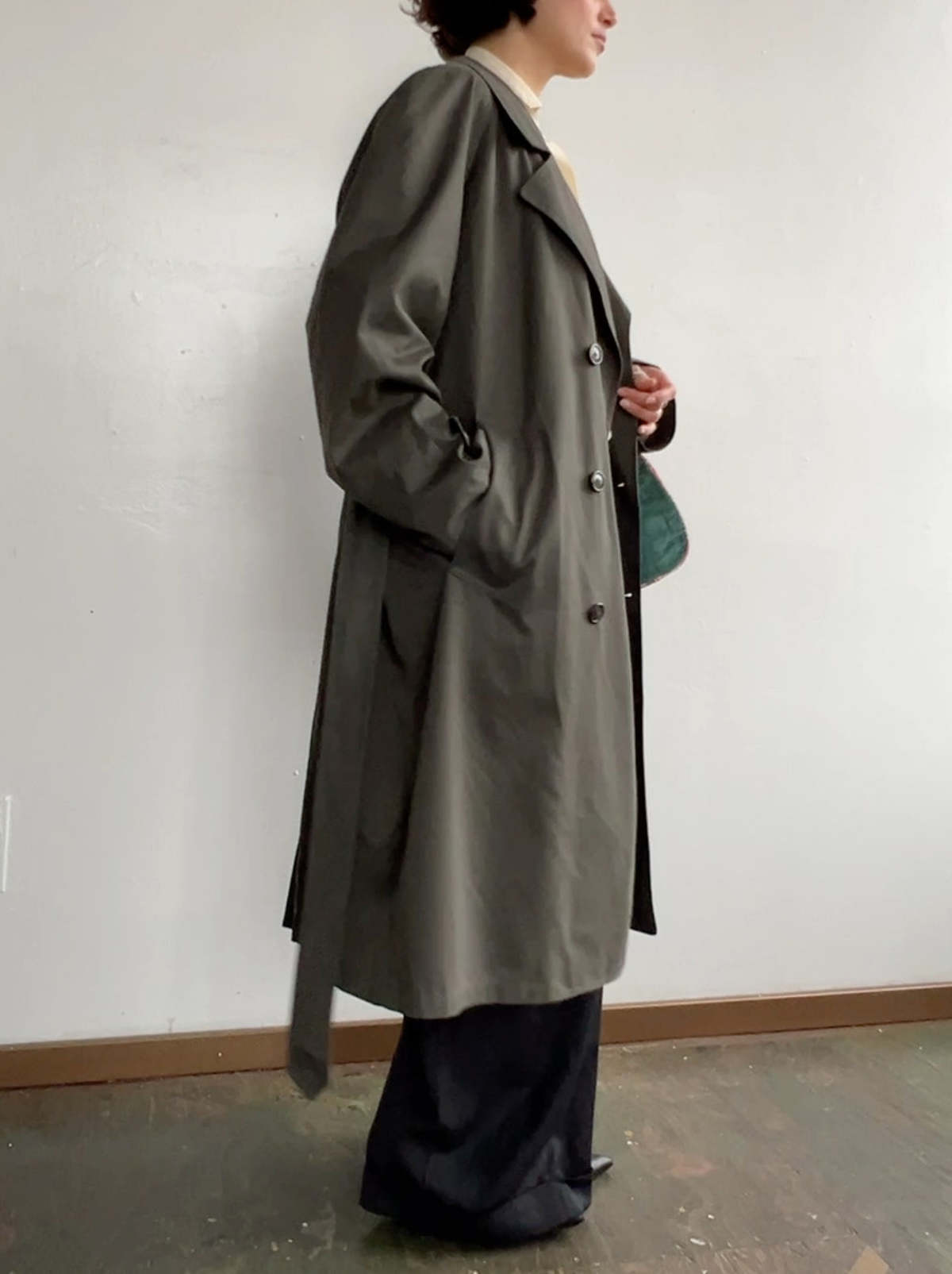 Olive Trench Jacket