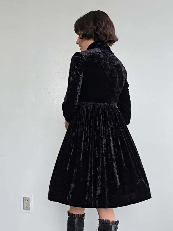 Vivienne Tam Velvet Dress - Black | Garmentory