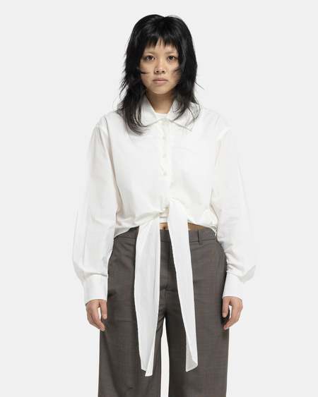 Our Legacy Champagne Cotton Silk Darling Shirt - Champagne