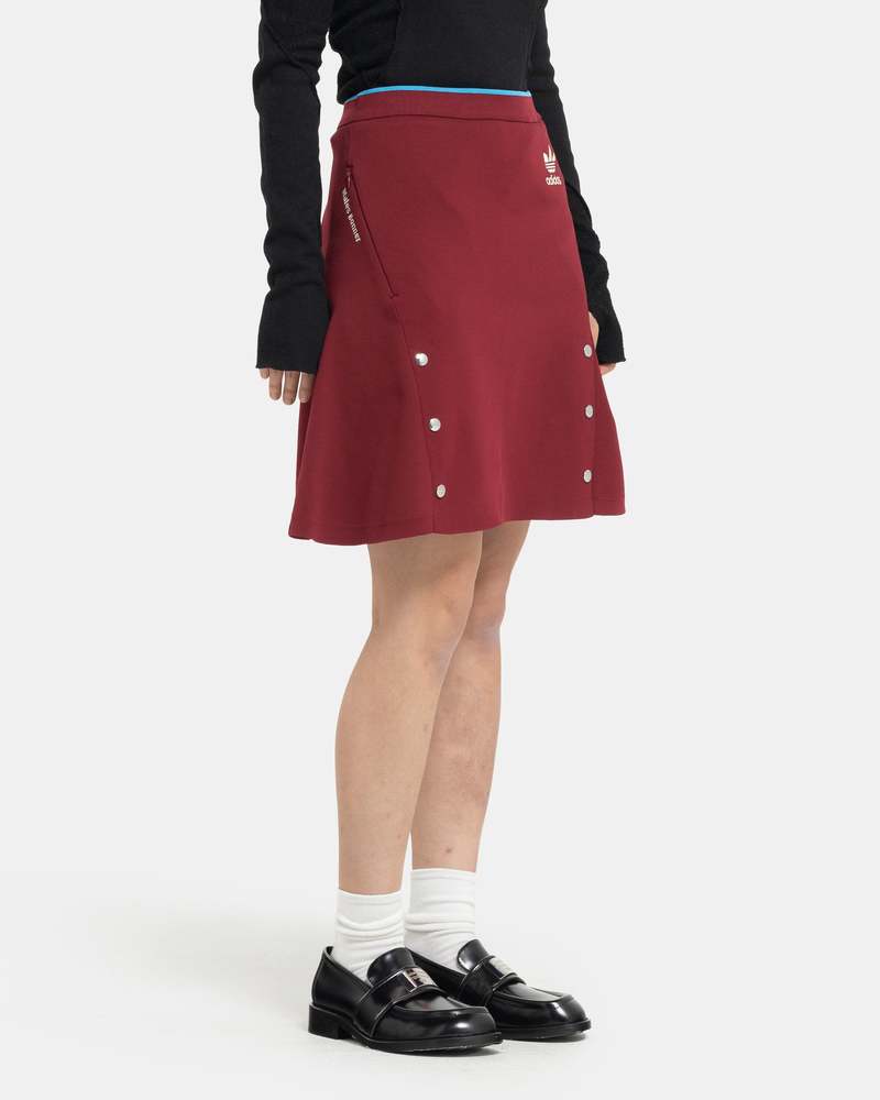 Adidas Wales Bonner Knit Skirt - Collegiate Burgundy