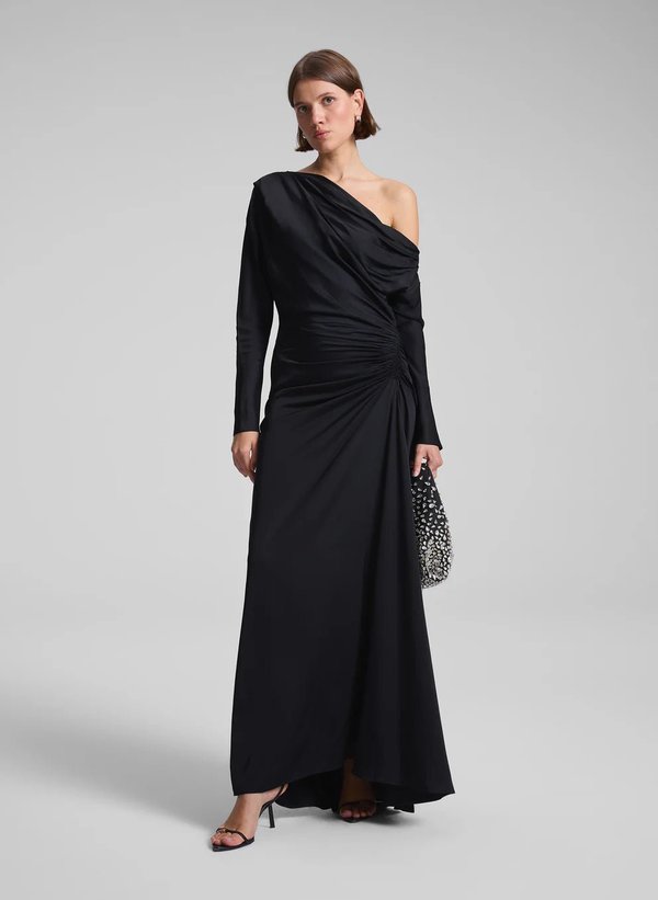 alc piper one shoulder dress A.L.C. - Piper One Shoulder Dress On Sale Now with Up to 51% Off