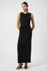 Third Form Interweave Backless Maxi Dress - Black - Thumbnail 1