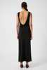 Third Form Interweave Backless Maxi Dress - Black - Thumbnail 2