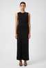 Third Form Interweave Backless Maxi Dress - Black - Thumbnail 3