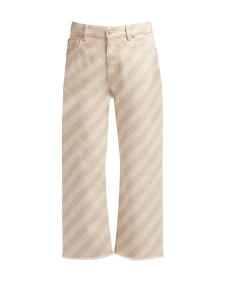Marni Pijama Pant Silk Twill Roses Pant - Black Multi Rose