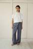 Deiji Studios Folded Wool Pant - Navy Stripe - Thumbnail 5