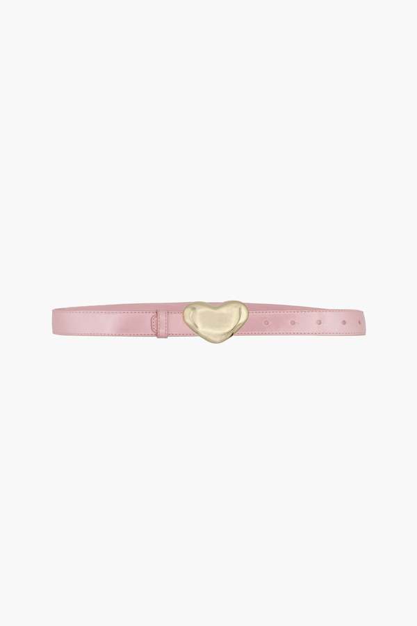 Sandy Liang Valentine Belt - Metallic Pink | Garmentory