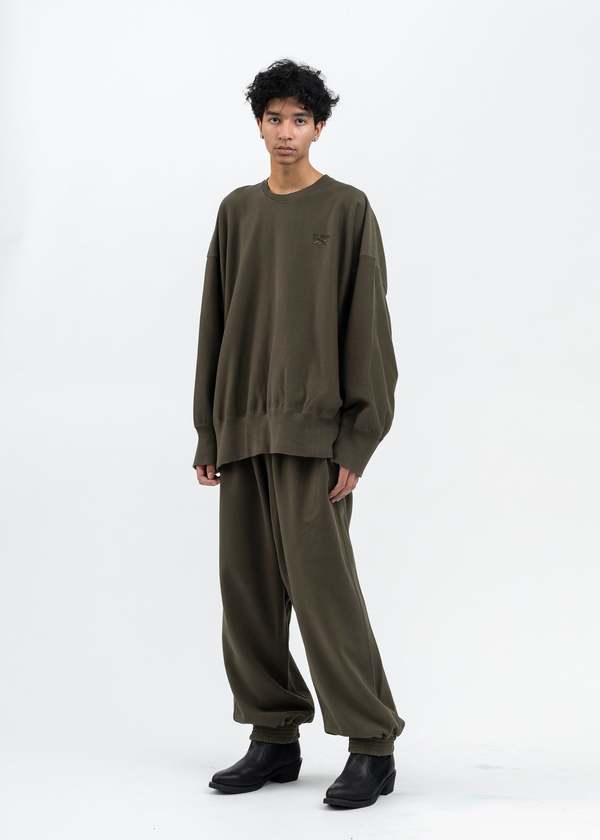 Hed Mayner X Reebok Crewneck Sweater - Army Green | Garmentory