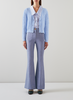 LK Bennett Coleen Cardigan - Pale Blue Marl - Thumbnail 1