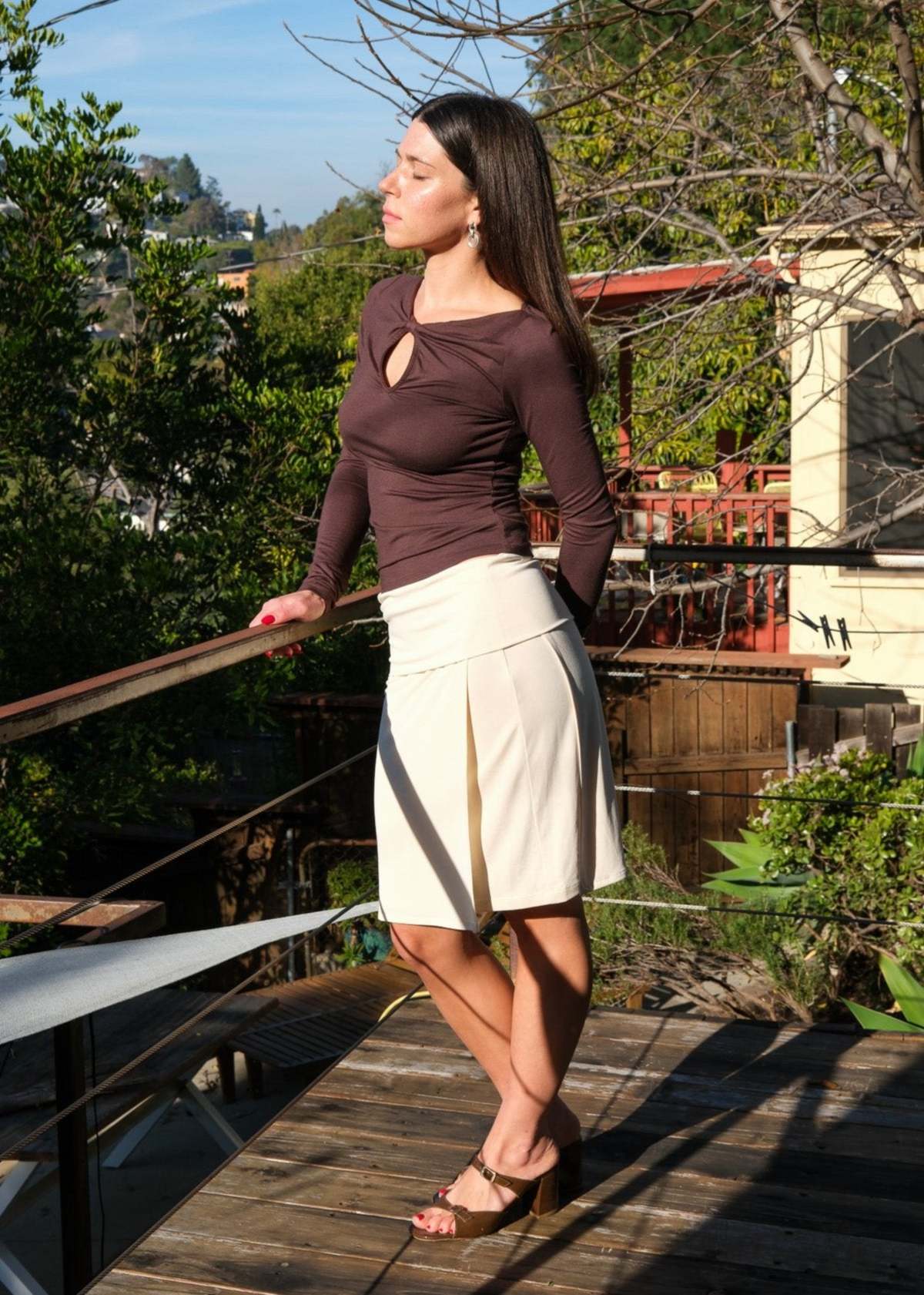 スカート andmary Mel gather skirt M Mel gather skirt Mサイズ あんどまりー andmary - メルカリ