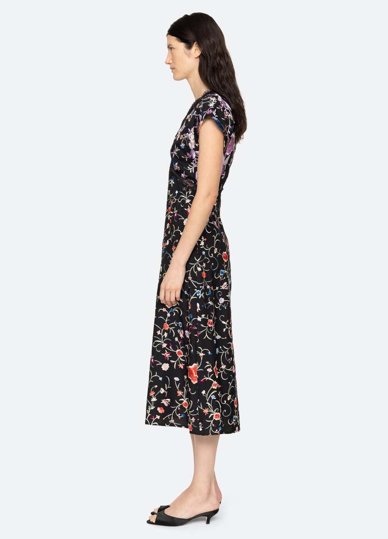 Sea NY Priscilla V-Neck Dress | Garmentory