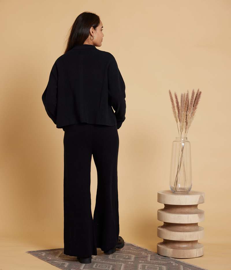 Known Supply Helena Sweater Pant - Black