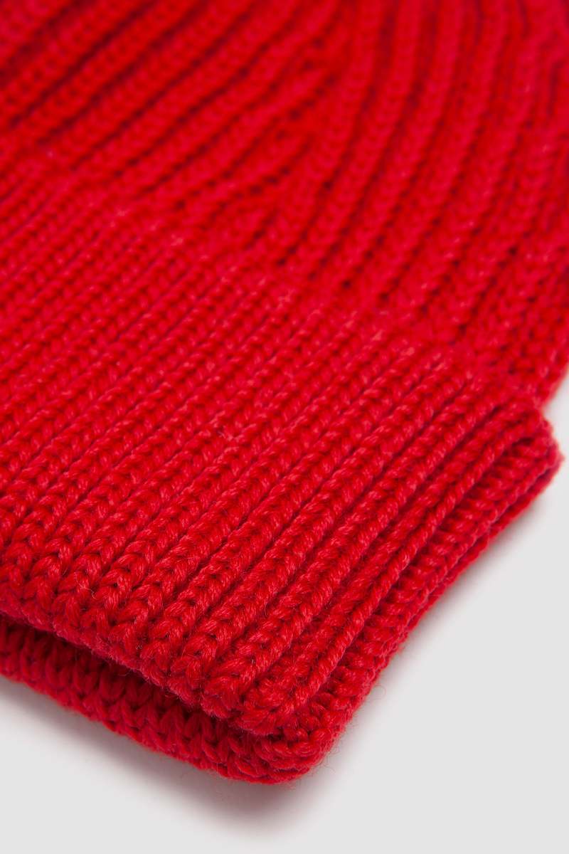 帽子 ANDERSEN-ANDERSEN BEANIE SHORT RED 5GG Andersen-Andersen Beanie Short Red