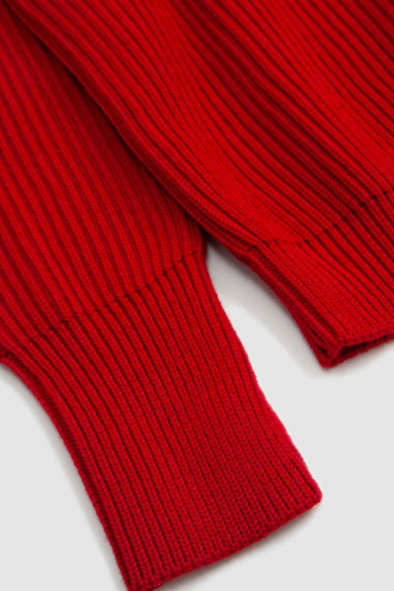 Andersen-Andersen Navy Half-Zip - Red