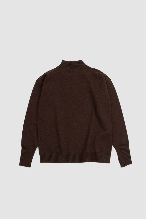 Andersen-Andersen Seaman Half-Zip - Natural Brown