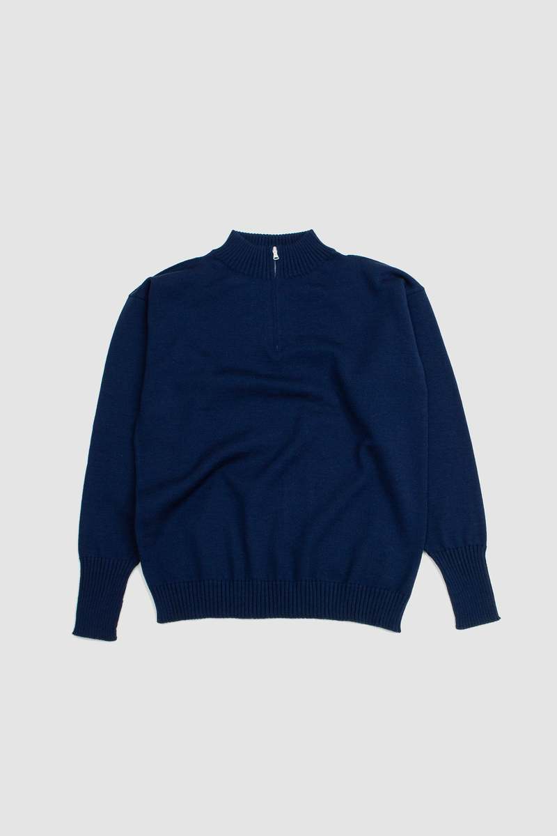 Andersen-Andersen Seaman Half-Zip - Royal Blue