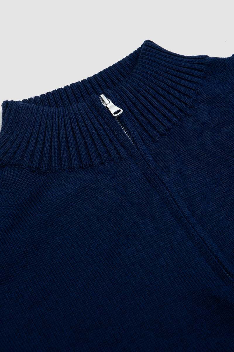 Andersen-Andersen Seaman Half-Zip - Royal Blue