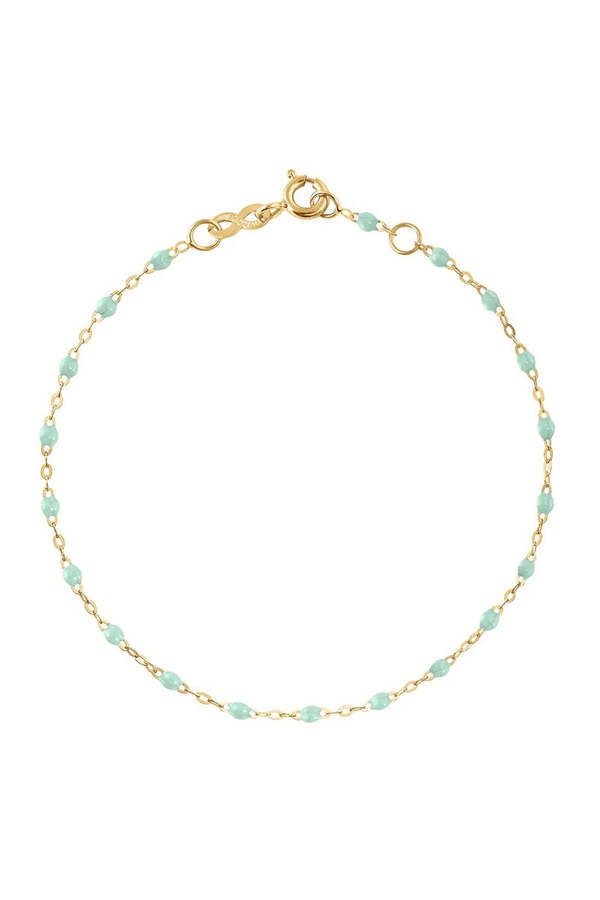 Gigi Clozeau 6.7" Classic Gigi Bracelet - Jade/Yellow Gold