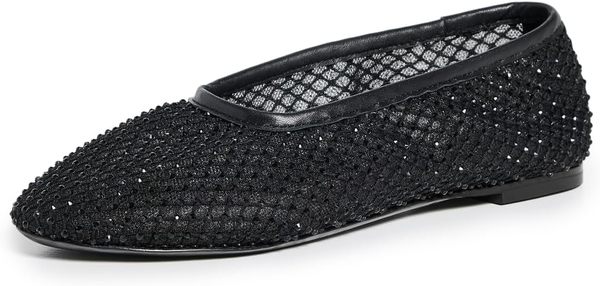 Staud Alba Ballet Flats - Black