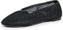 Staud Alba Ballet Flats - Black - Thumbnail 1