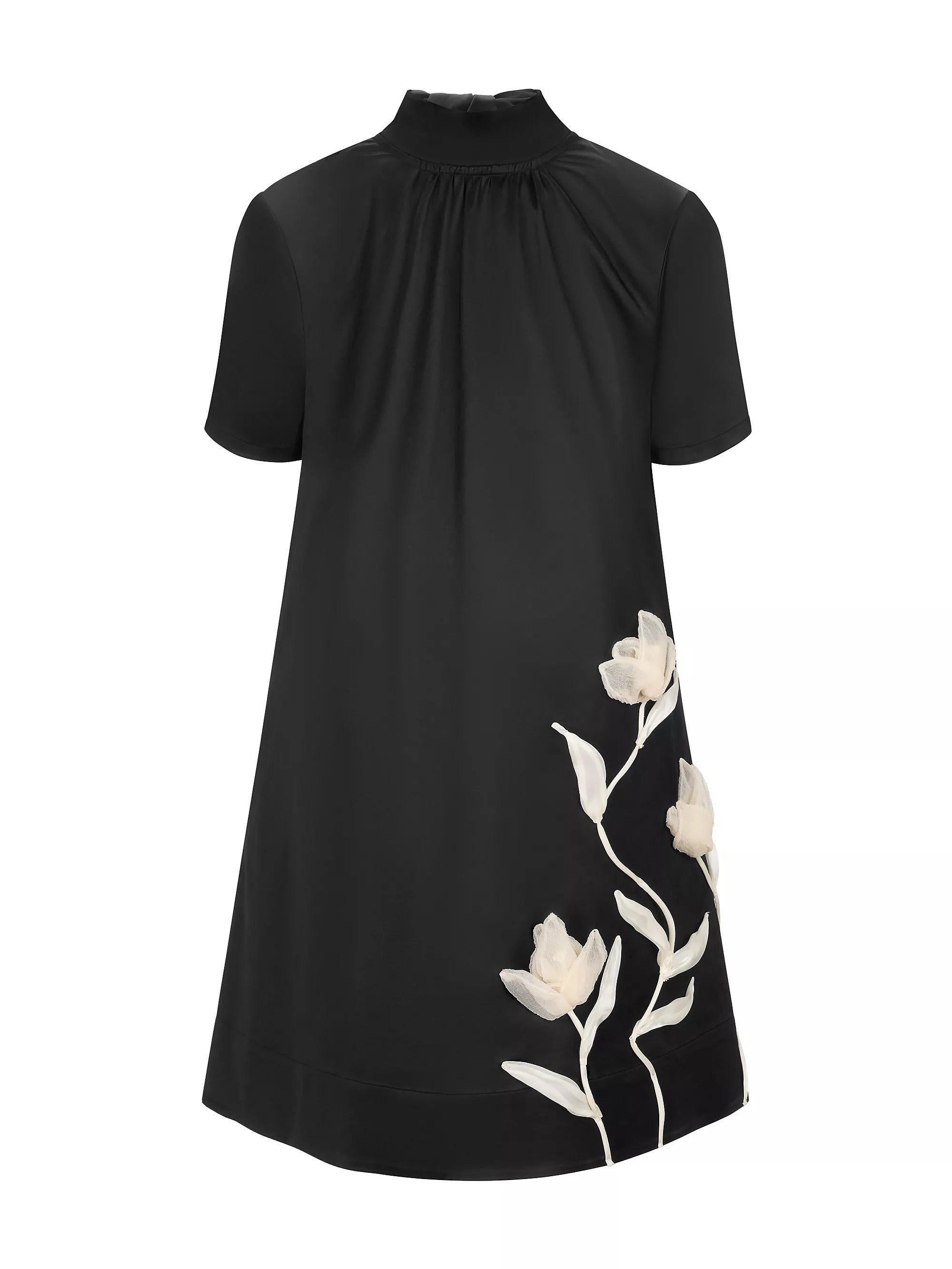 Staud Ilana Mini Dress - Black | Garmentory