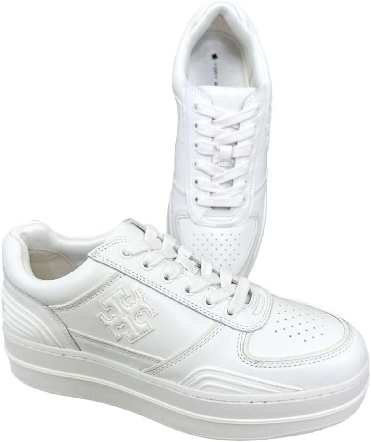 Clover Court Platform Designer Sneakers Tory Burch Clover Platform