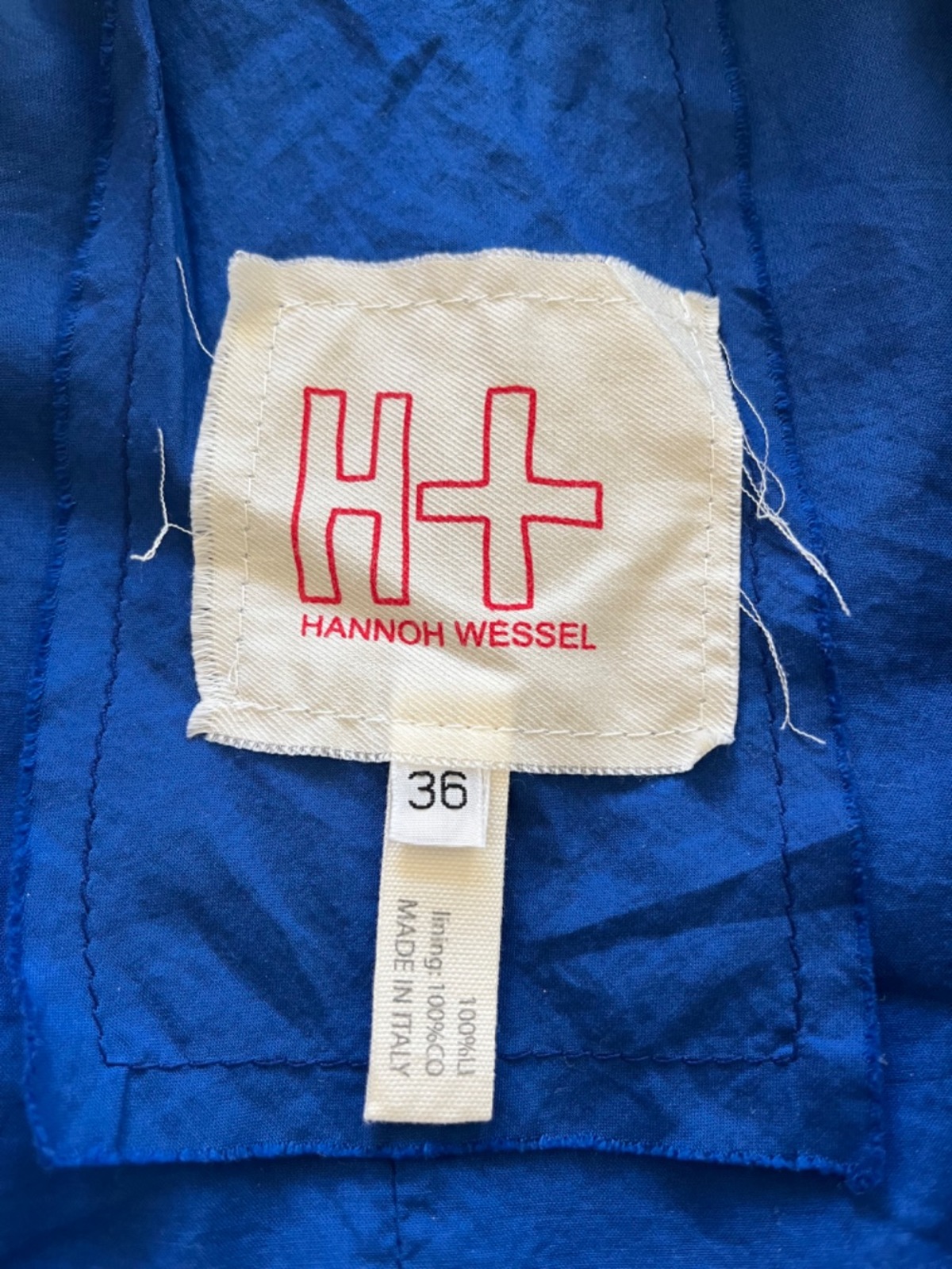 H+ Hannoh Wessel Jacket - Cobalt Blue/White/Black Prince of Wales Plaid - Image 5 of 5