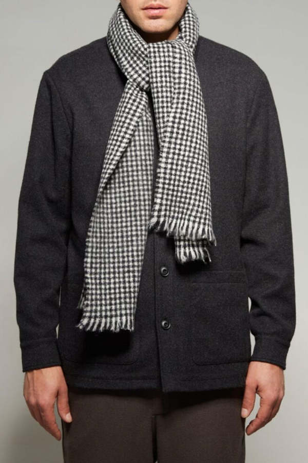 Destin Peter Scarf - Cream/Mini Check