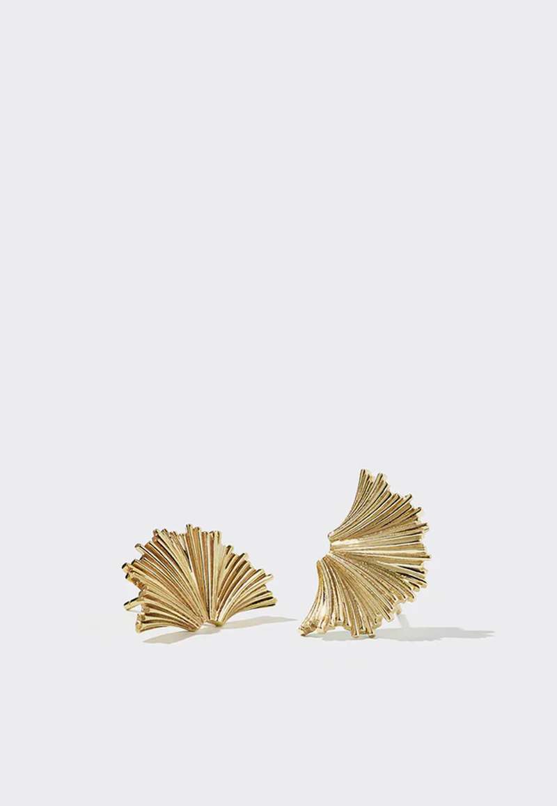 Meadowlark Medium Vita Stud Earrings - Gold Plated